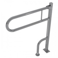 Поручень откидной напольный с перекладиной и фиксатором